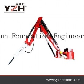 Pedestal boom breaker system